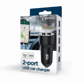 Picture of Gembird Mobile Car charger USB 3.1 A Black TA-UC-2A15-CAR-01