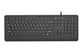 Picture of Gembird  Slim wired multimedia keyboard black Maltese Layout  KB-MCH-05-MLT