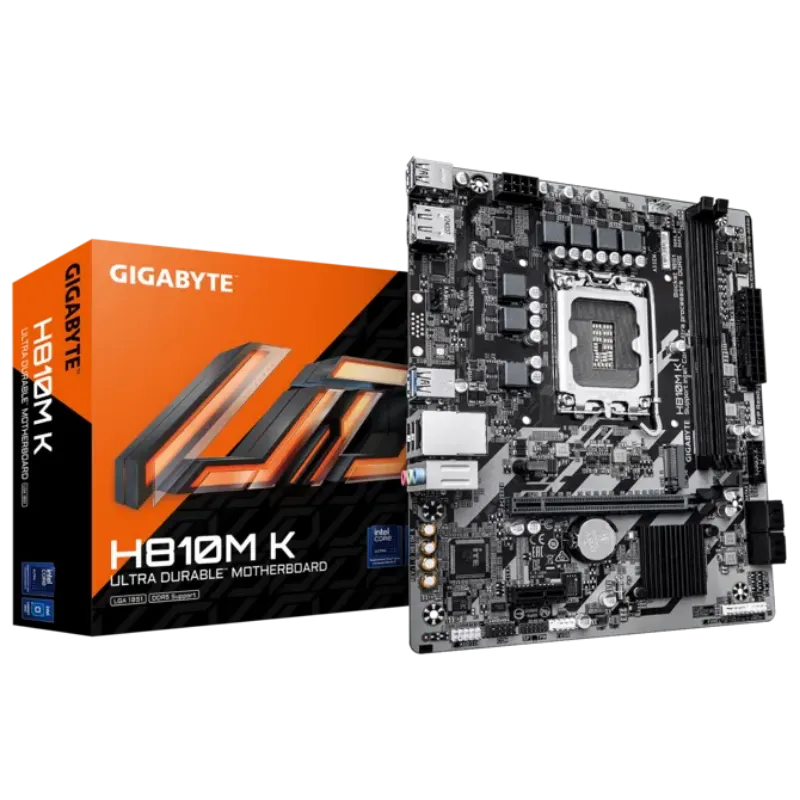 Picture of GIGABYTE H810M K 1.0 Intel Motherboard  9MH810MK-00-G10