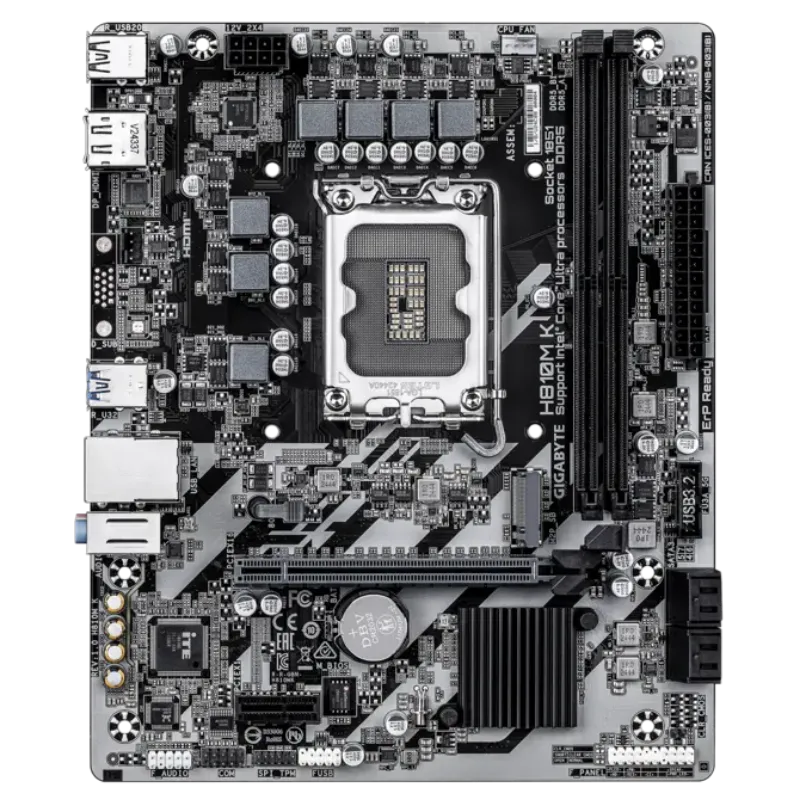 Picture of GIGABYTE H810M K 1.0 Intel Motherboard  9MH810MK-00-G10
