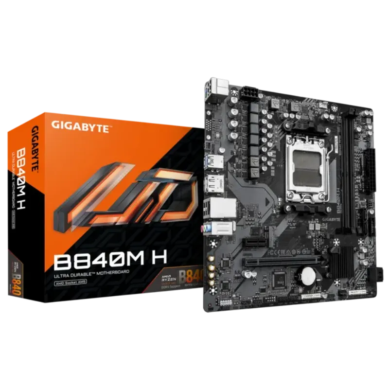 Picture of Gigabyte B840M H Micro ATX AMD 9MB84MH-00-G10