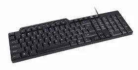 Picture of Gembird Compact multimedia keyboard US Layout USB Black KB-UM-104