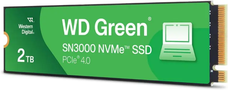 Picture of WD Green 2TB  SN3000 NVMe PCIe 4.0 x 4