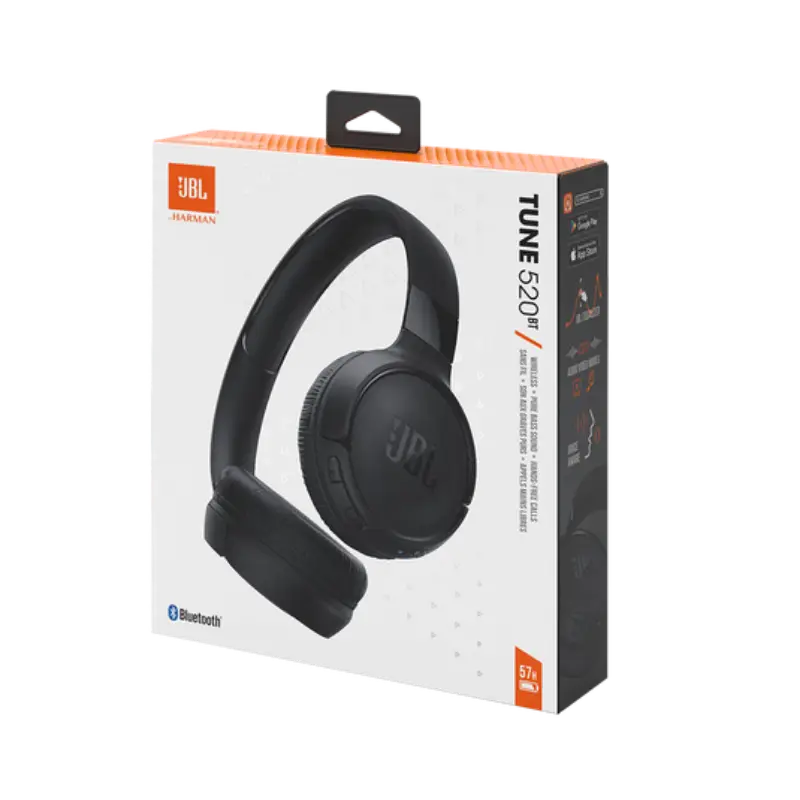 Picture of JBL Headphones JBLT520BTBLKEU Black