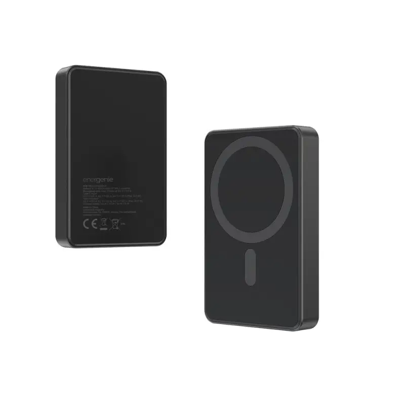Picture of GEMBIRD 15 W Magnetic wireless powerbank  10000 mAh, black