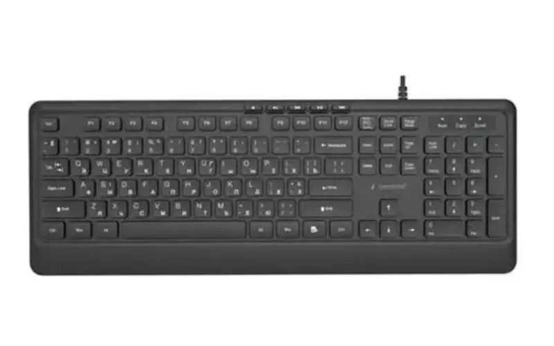 Picture of Gembird  Slim wired multimedia keyboard black KB-MCH-05 US Layout