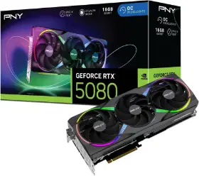 Picture of PNY RTX 5080 16GB PNY ARGB OC GDDR7 3Fan VCG508016TFXXPB1-O
