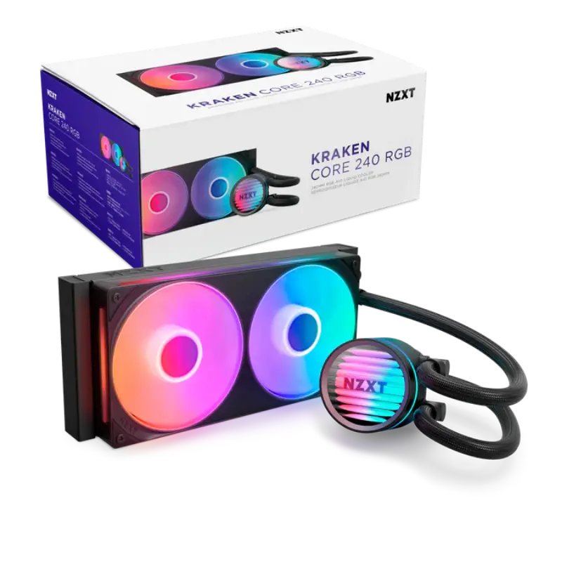 Picture of NZXT Kraken 240 RGB water cooler Intel LGA 1851/1700/1200/115x + AMD AM4/AM5