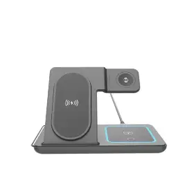 Picture of Gembird 3-in-1 Foldable Wireless Charger Stand TA-WPC31S-01-BK 15W Samsung Watch Black